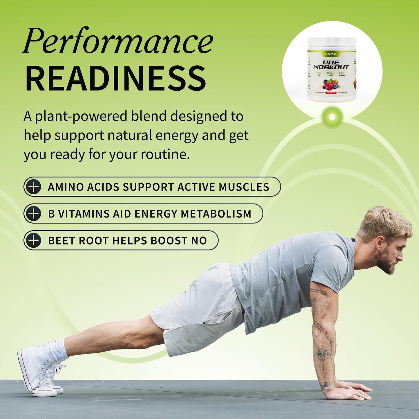 Snap Supplements Pre Workout Beet Root Powder 8.8 oz