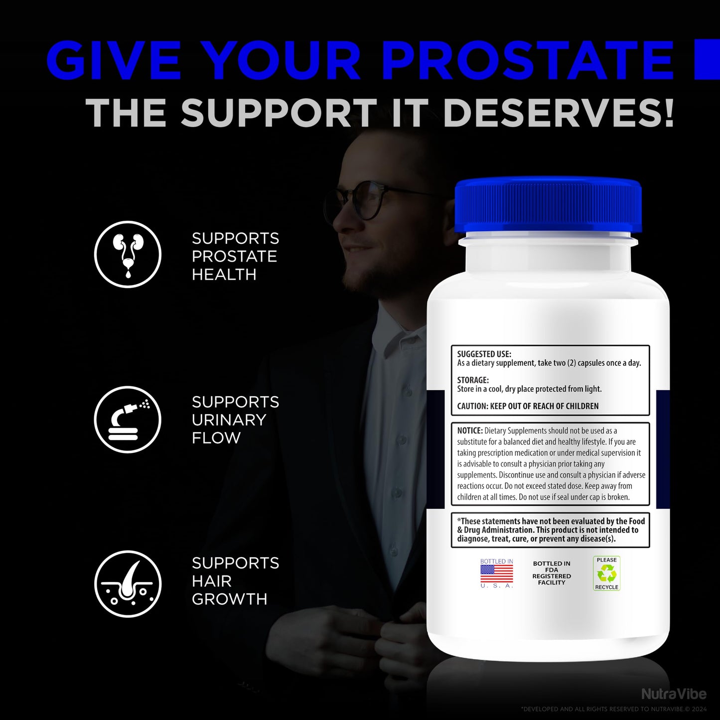 NutraVibe Prostabliss Capsules 180 Capsules