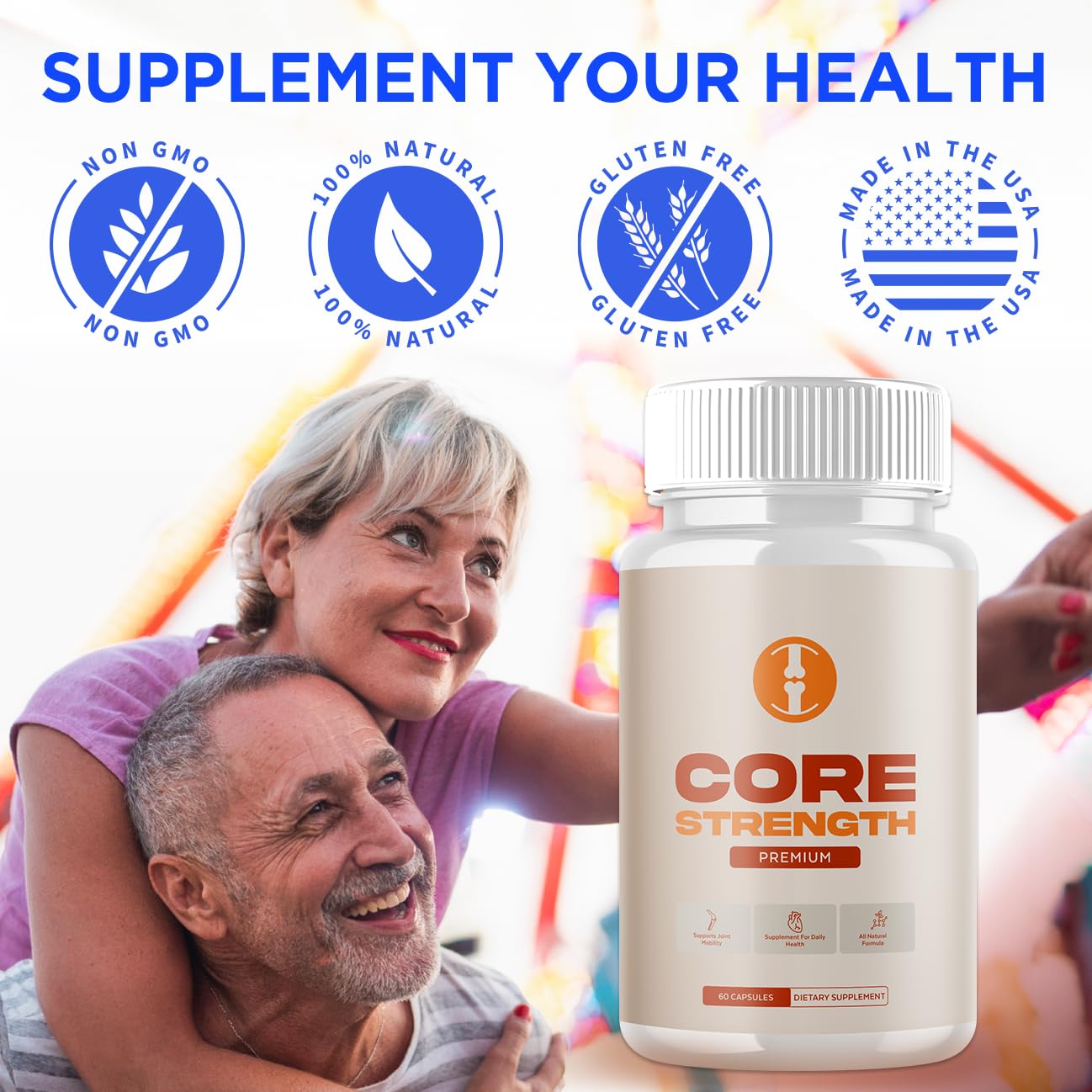 Flex University Core Strength Joint Support Capsules, 60 Count