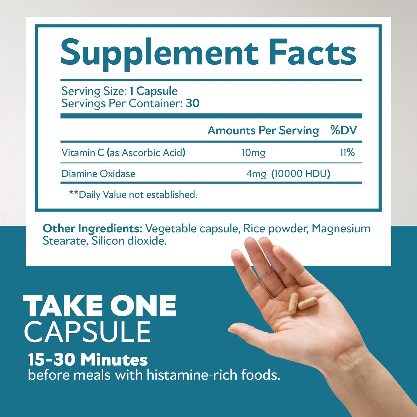 Bravado Labs DAO Enzyme Capsule 30 Count
