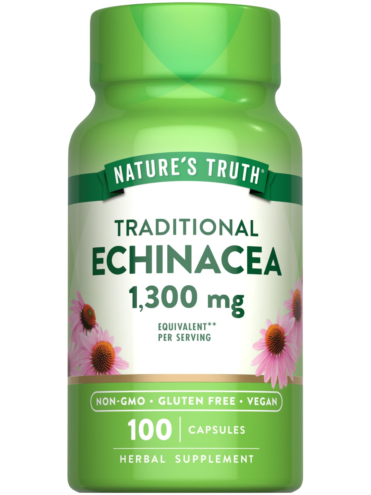 Nature's Truth Echinacea Extract Capsules 100 Count