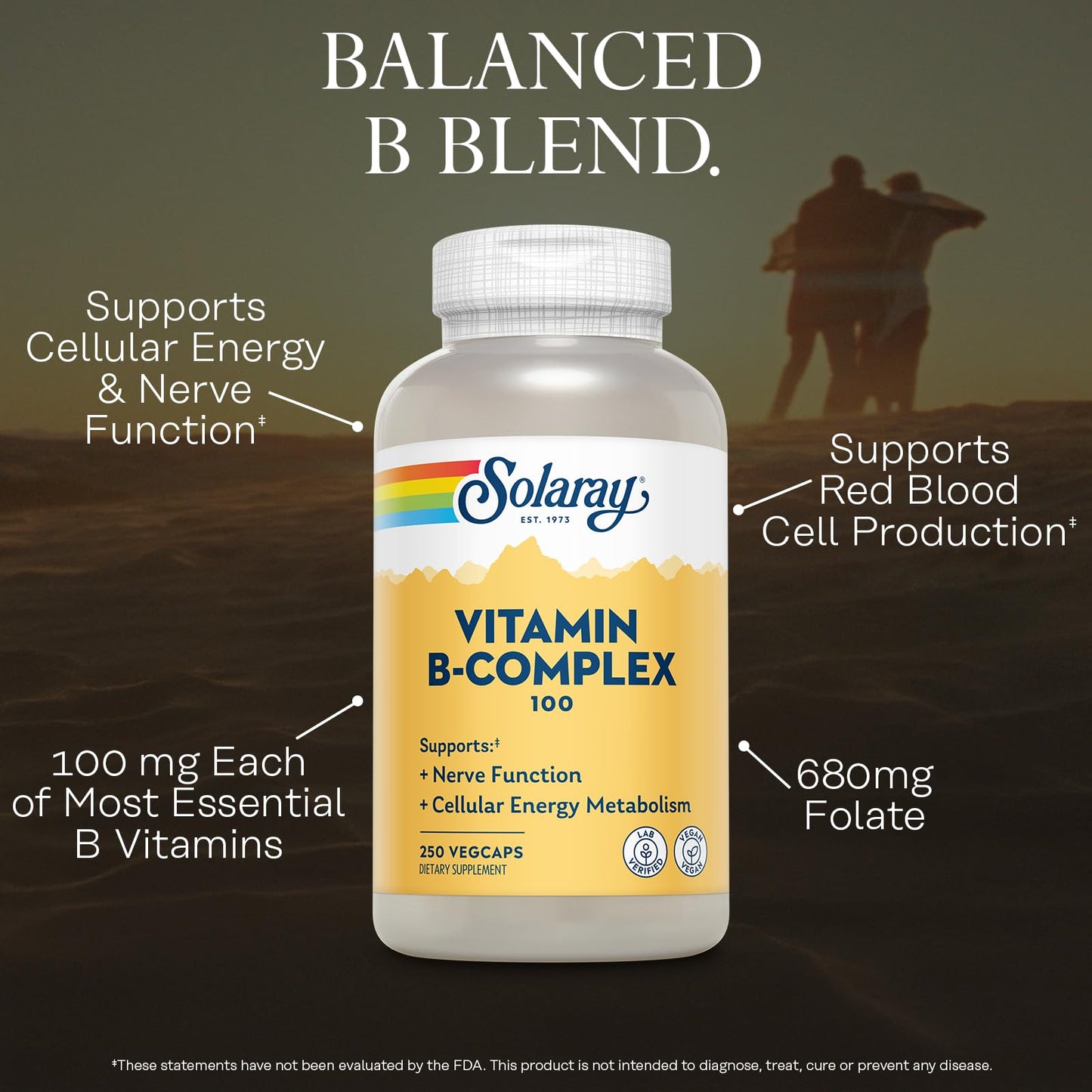 Solaray B-Complex 100-250 Capsules 250