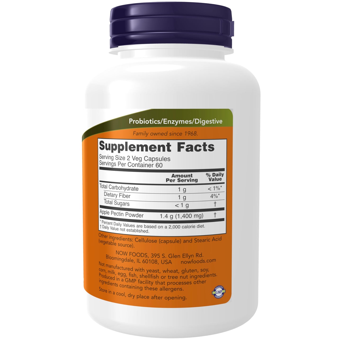 NOW Foods Apple Pectin Capsules 120