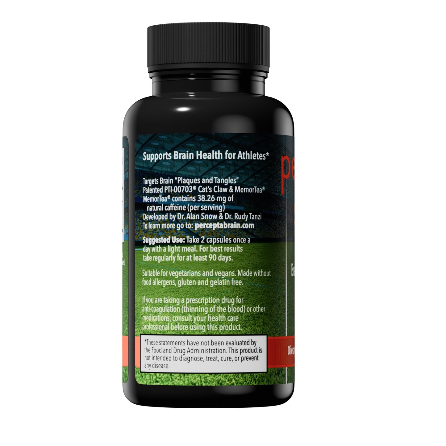 Percepta Sport Brain Supplement for Athletes Capsules 60 Count