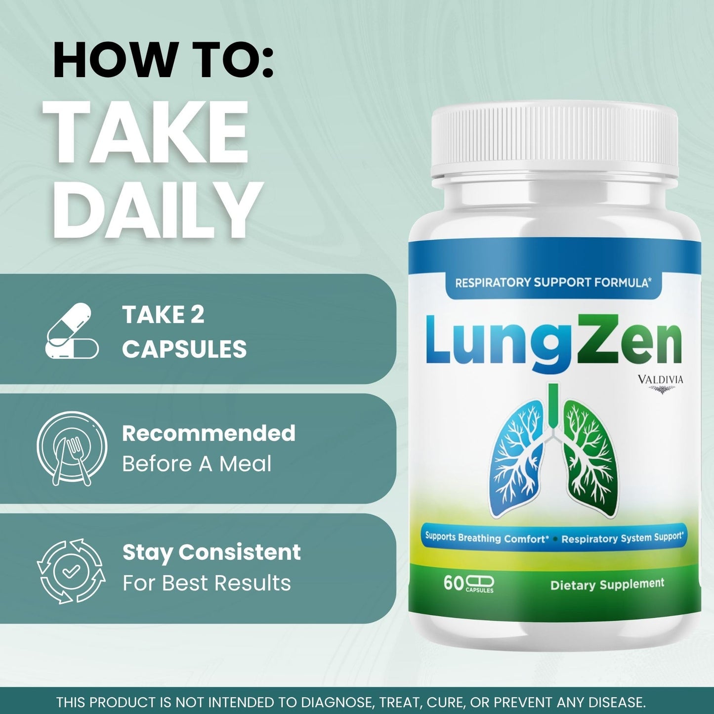 Valdivia LungZen Capsules 60 Count