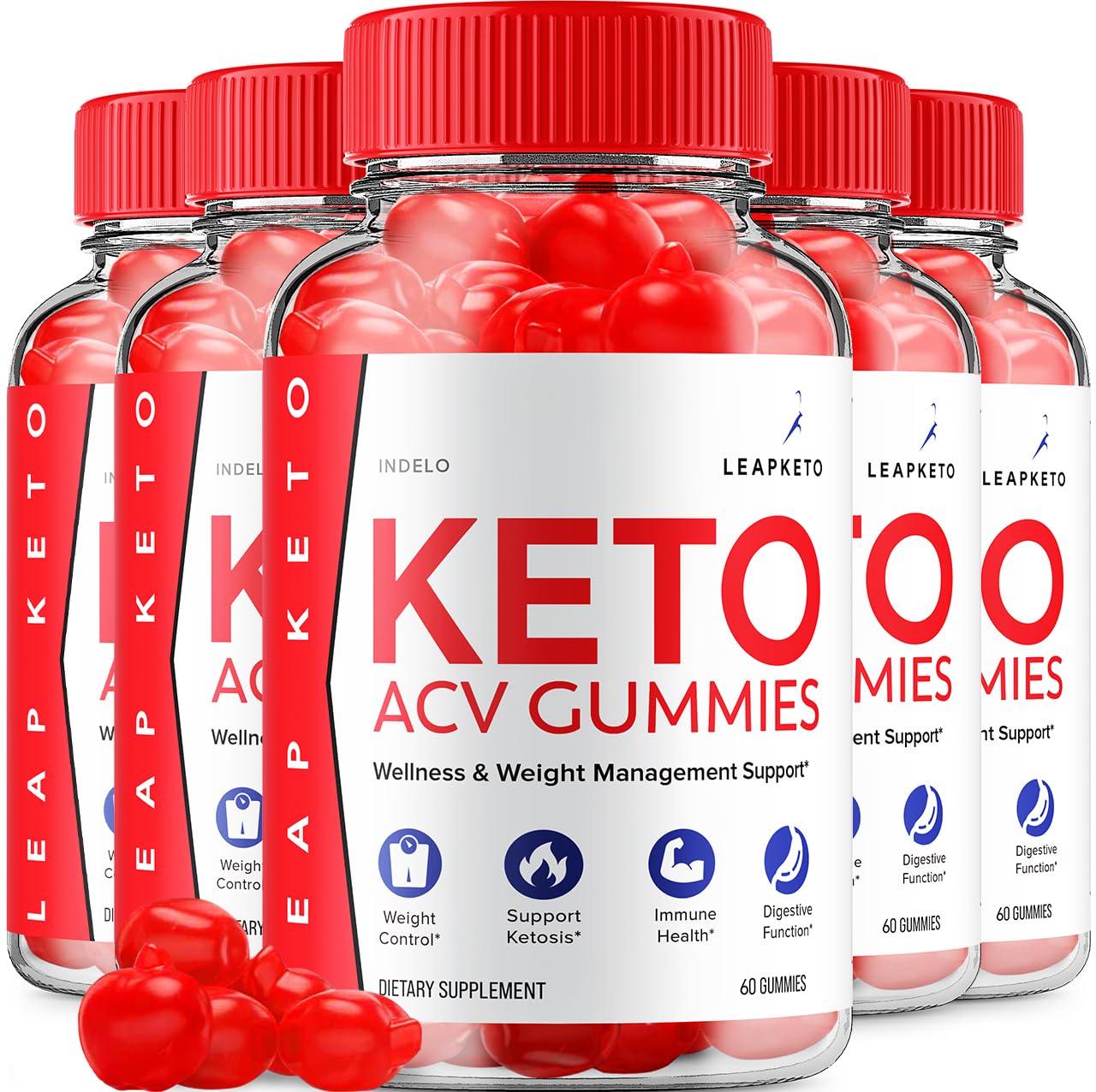 Indelo Leap Keto ACV Gummies 300 Gummies