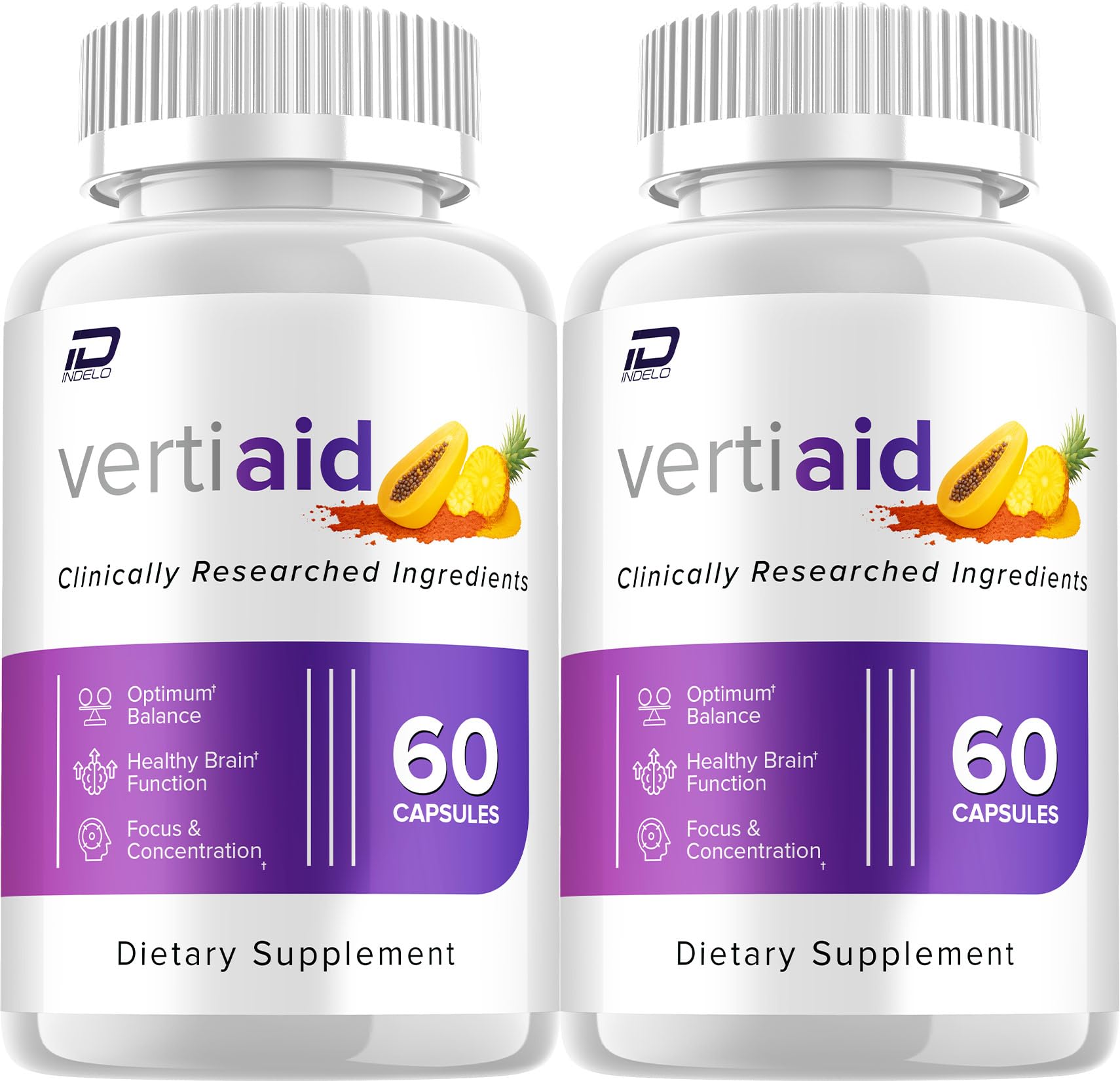 Indelo VertiAid Supplement Capsules, 120 Capsules