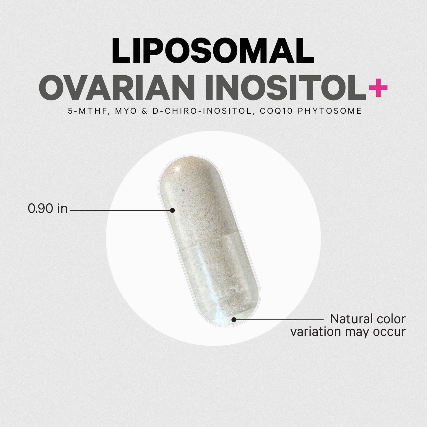 Codeage Liposomal Ovarian Inositol+ Supplement 120 Capsules