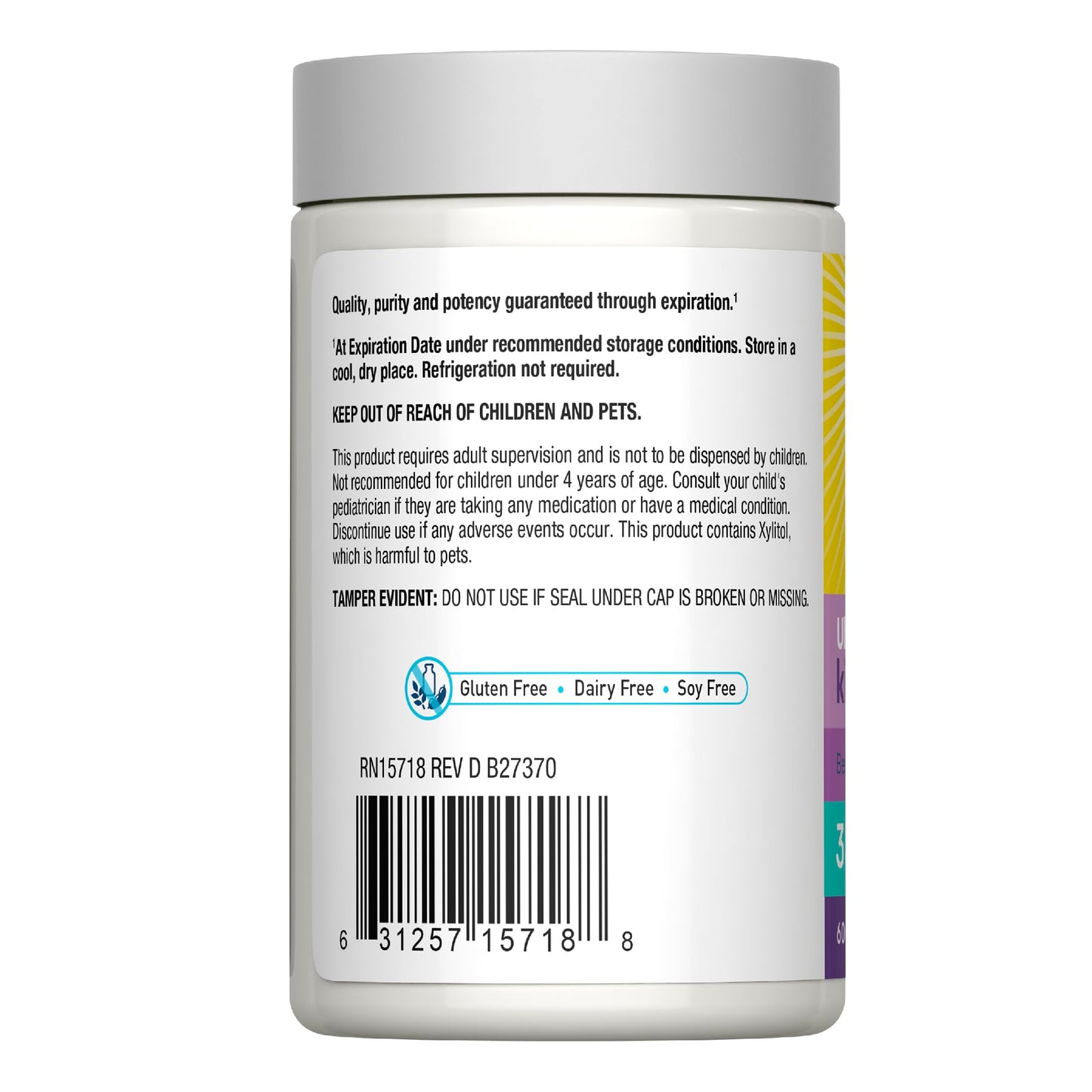 Renew Life Ultimate Flora Kids Probiotic Chewables Tablets, 60 Count
