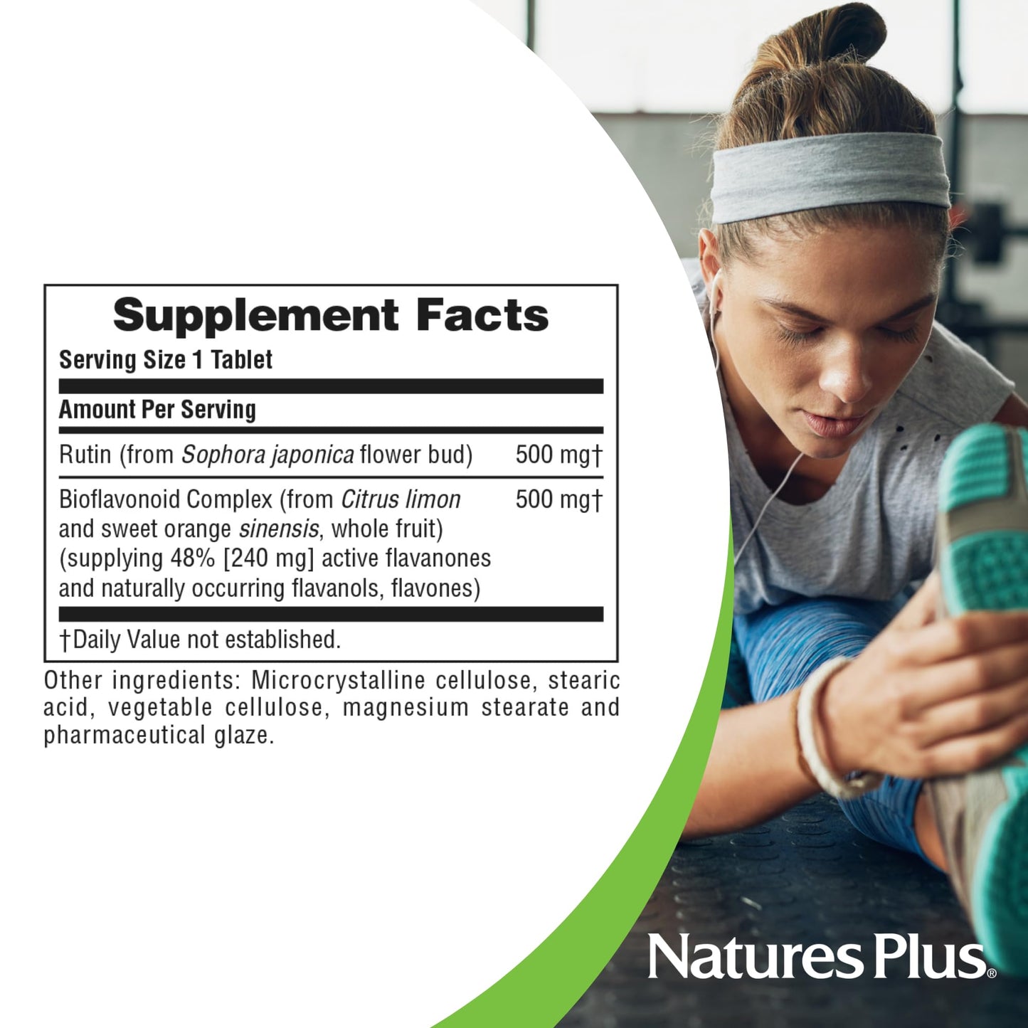 NaturesPlus Biorutin 1000 mg Tablet, 180 Total Servings
