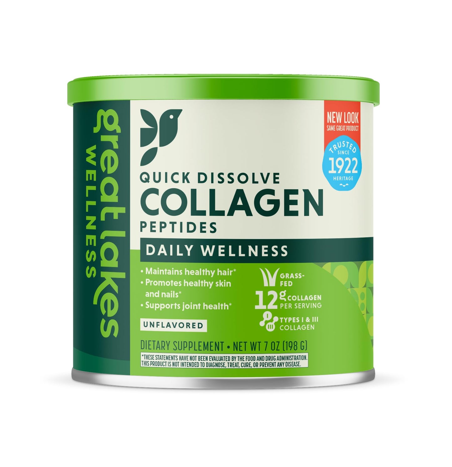 Great Lakes Wellness Collagen Peptides Powder, 7 oz