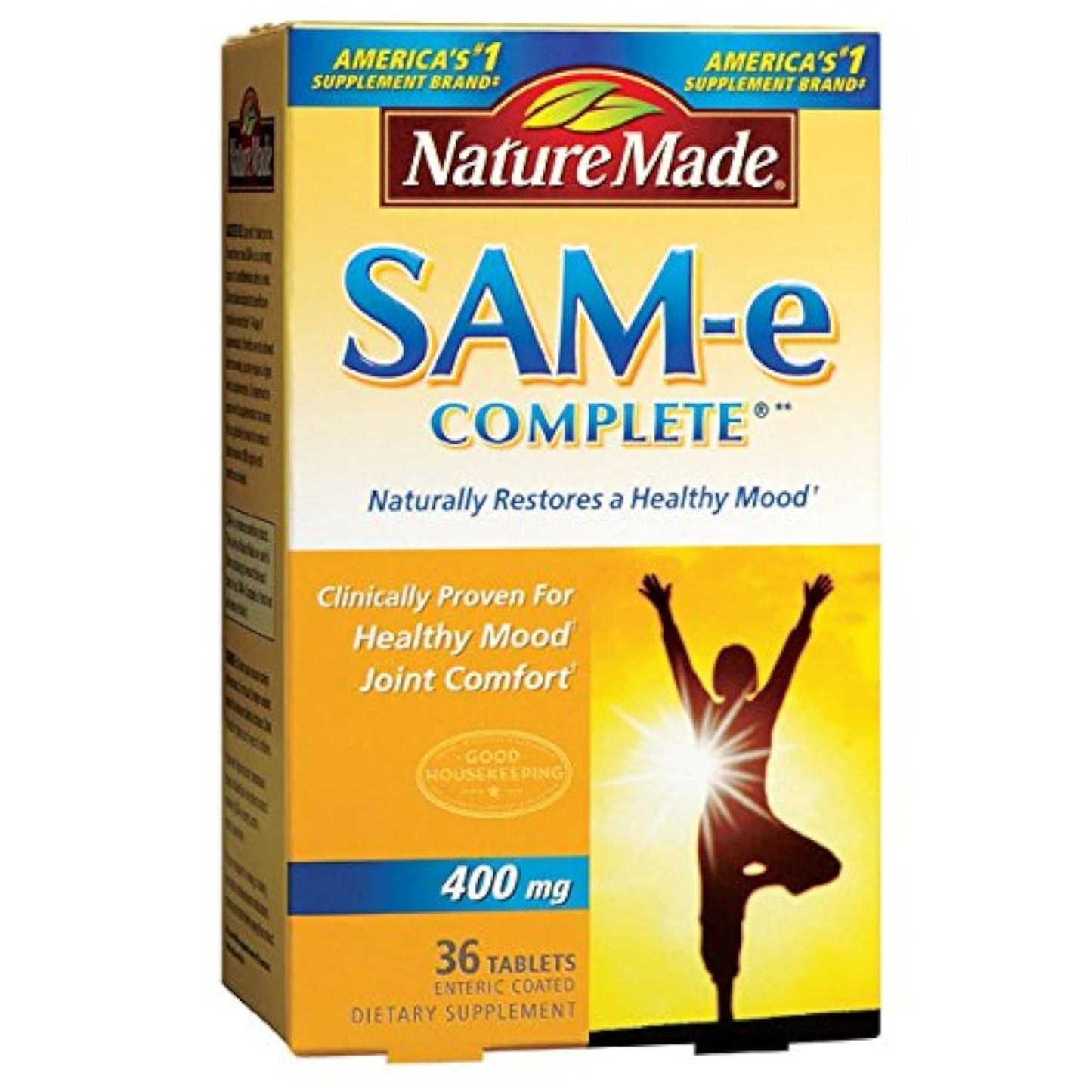 Nature Made Sam-e Complete 400-mg Tablets 72