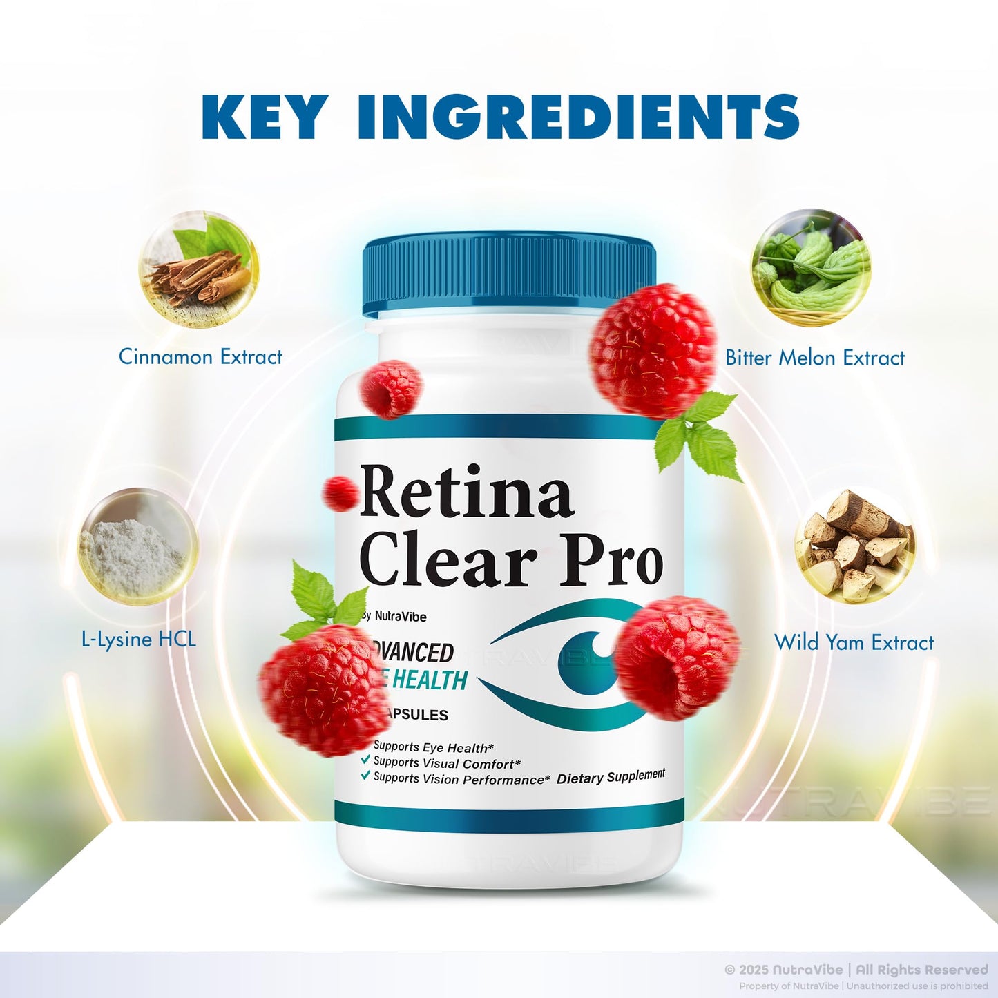 NutraVibe Retina Clear Pro 180 Capsules