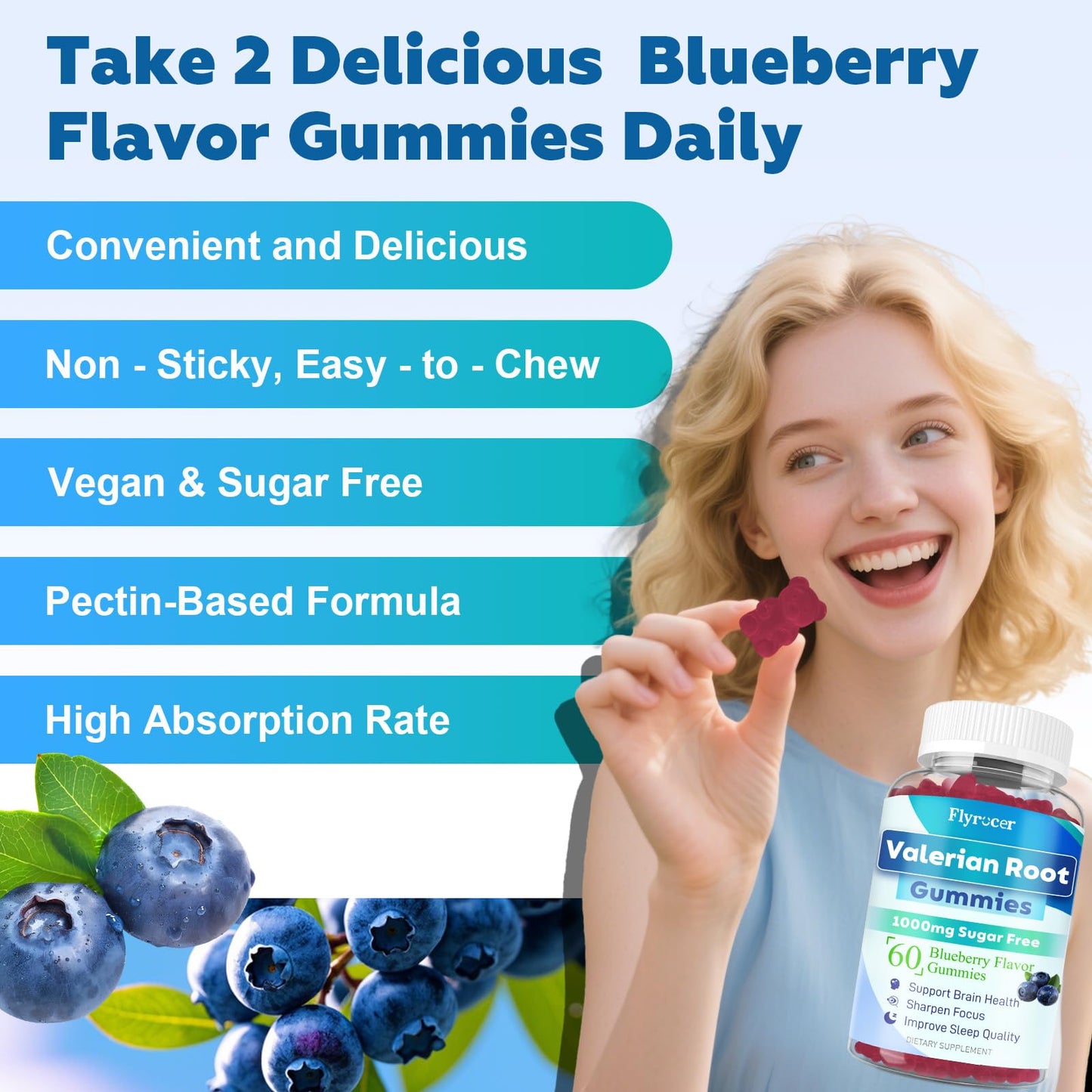 Flyrocer Valerian Root Gummies 120