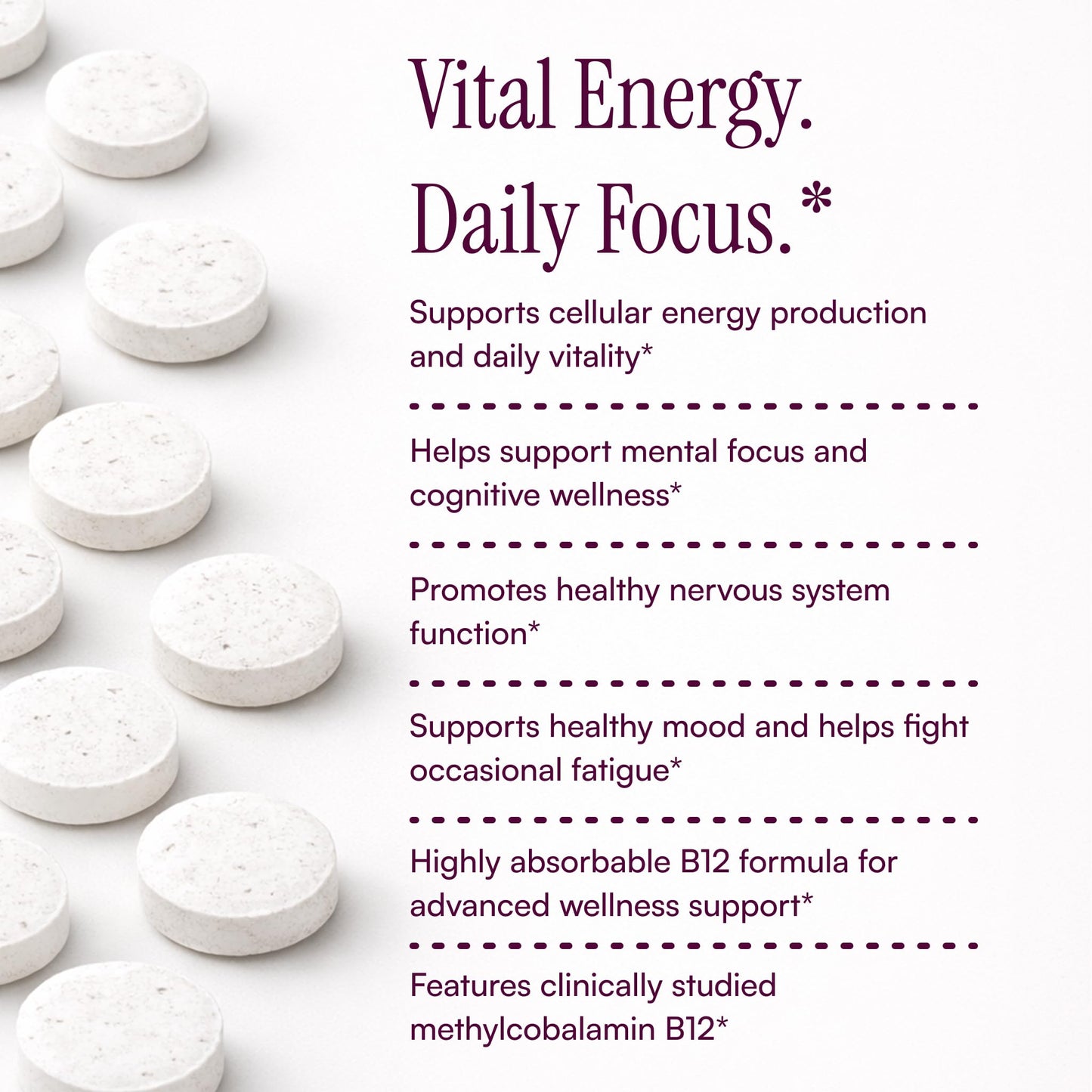 Purity Products MyVitamin B-12 ProClinical Melt Methylcobalamin B12 - High Absorption MecobalActive, 30 Tablets