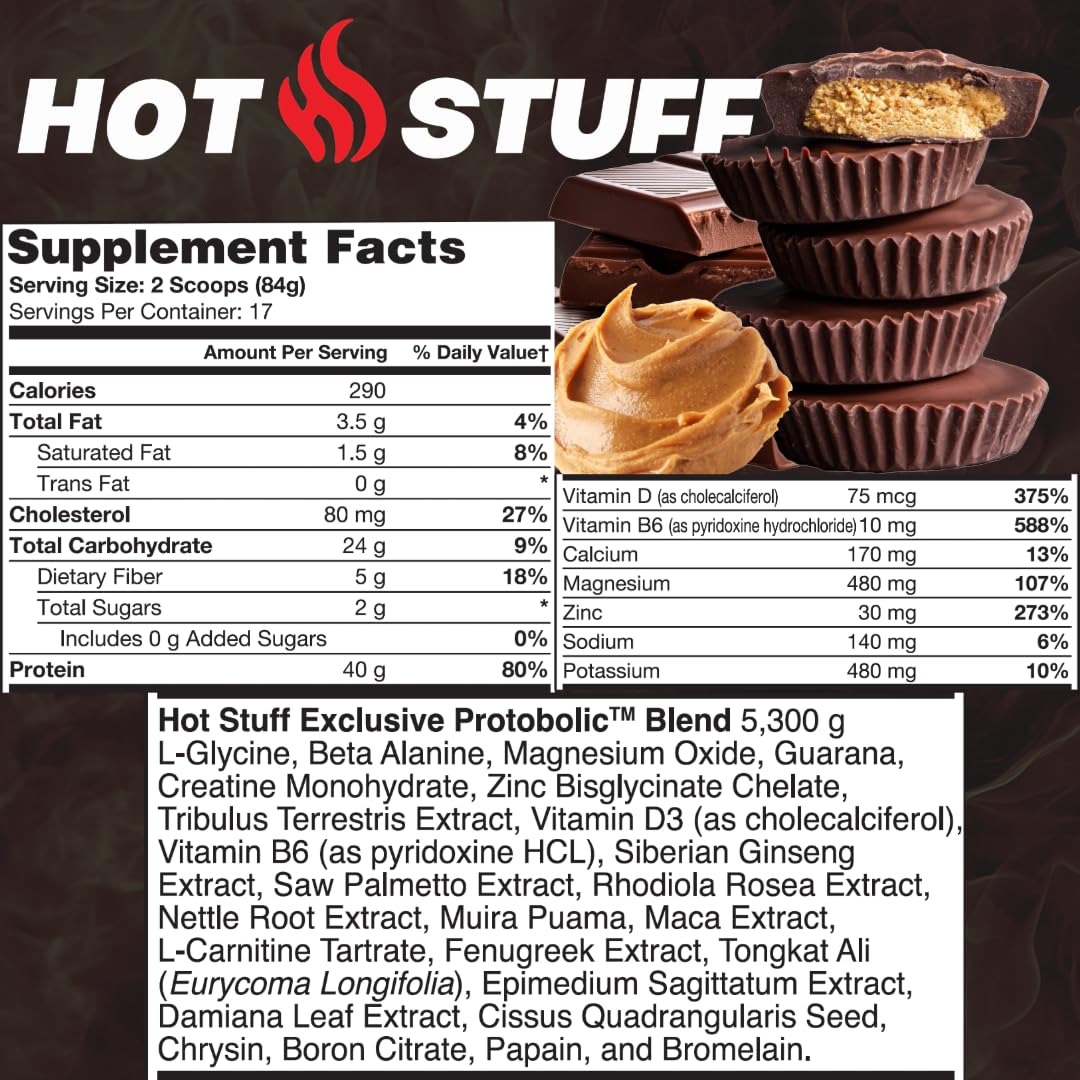 Hot Stuff Nutritionals Potentiating Protein Whey Protein Powder 50.2 Servings
