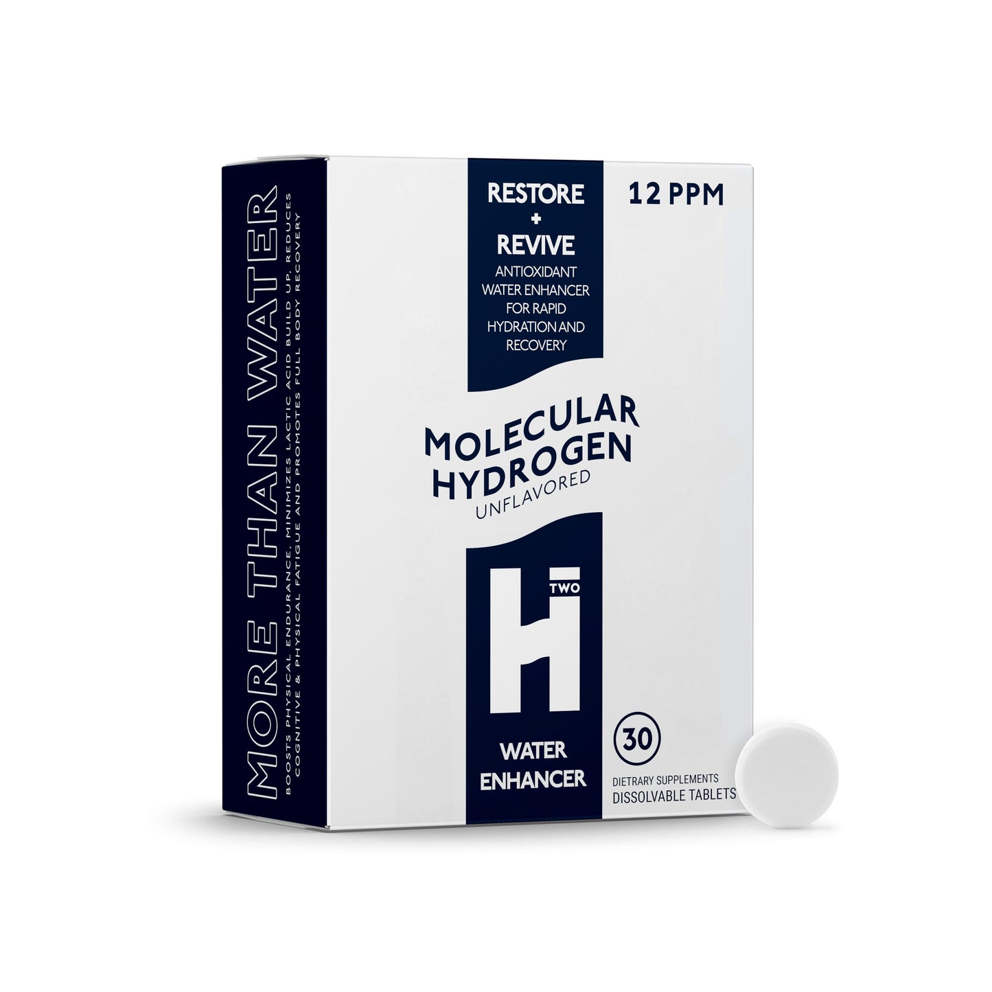 HTWO Molecular Hydrogen Water Tablet, 30 Count
