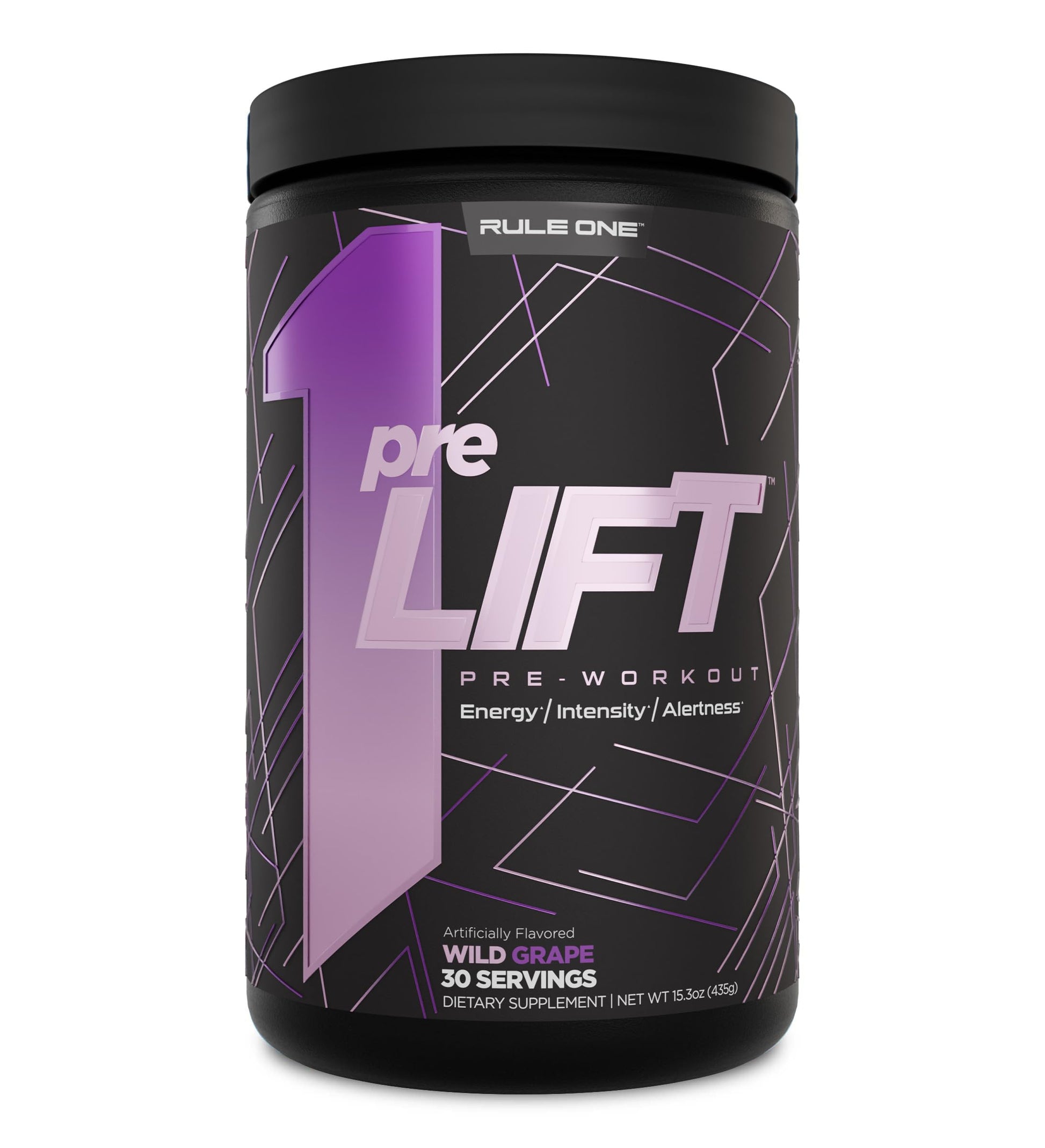 Rule 1 Proteins preLIFT Pre-Workout Powder, 15 Ounce