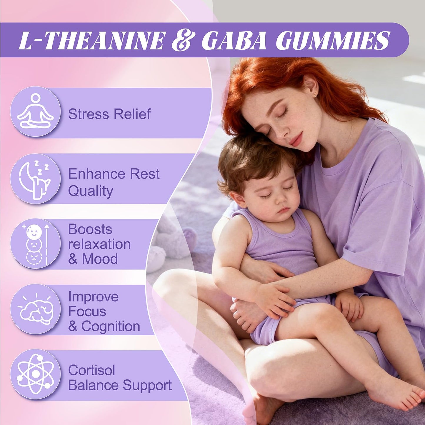 Elysx Liposomal L-Theanine Gummies for Kids & Adults, 60 Count