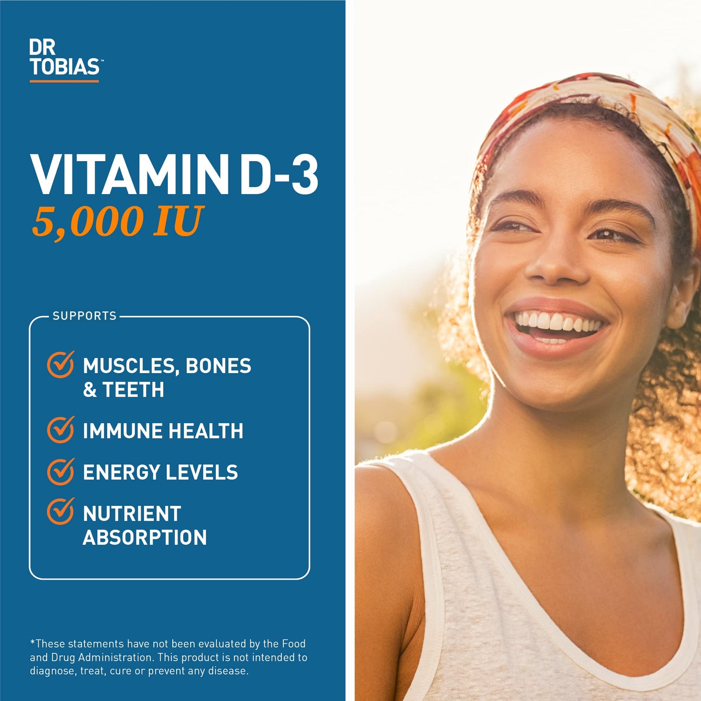 Dr. Tobias Vitamin D3 5000 IU 90 Capsules