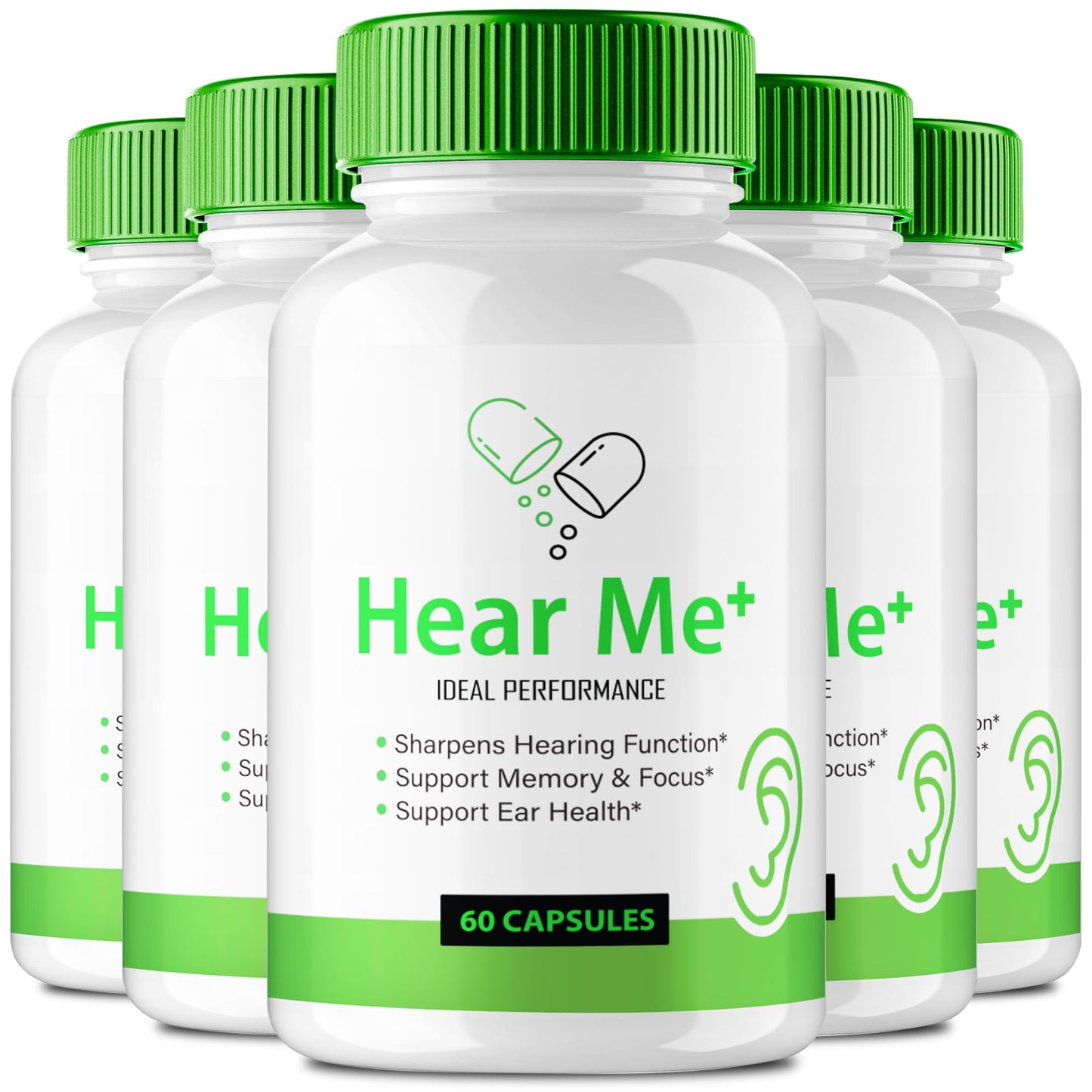 IDEAL PERFORMANCE Hear Me+ Tinnitus Relief for Ringing Ears Capsules 300 Count