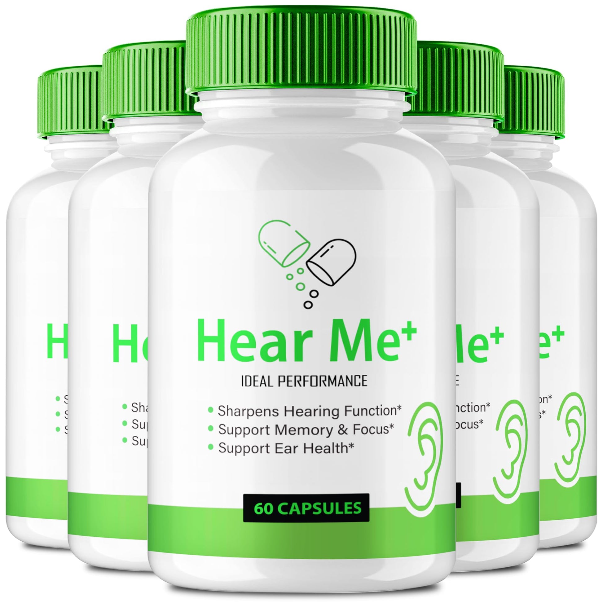IDEAL PERFORMANCE Hear Me+ Tinnitus Relief for Ringing Ears Capsules 300 Count