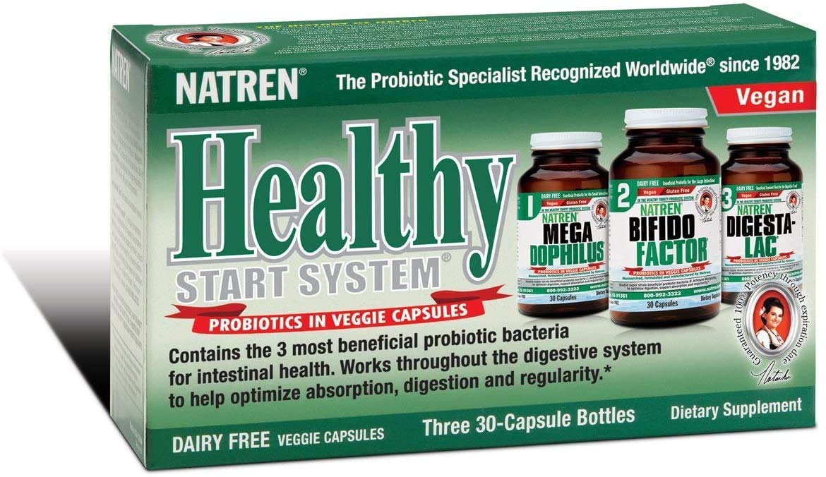 Natren Healthy Trinity Starter Kit Dairy Free Powder 90 Count