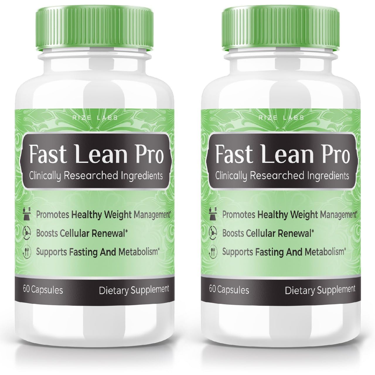 rize labs Fast Lean Pro Dietary Supplement, Advanced Formula, 120 Capsules