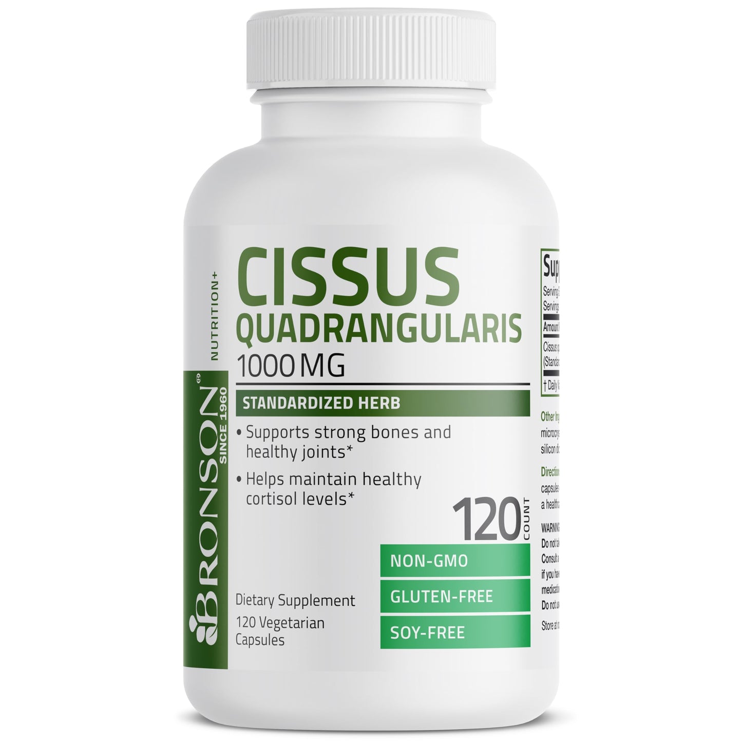 Bronson Cissus Quadrangularis Extract 1000 mg Capsules, 120 Count
