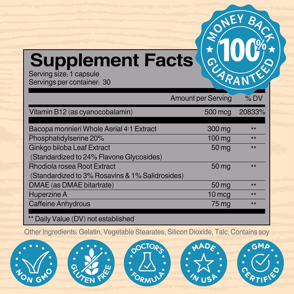 NooMost Brain Booster Capsule 30 Count