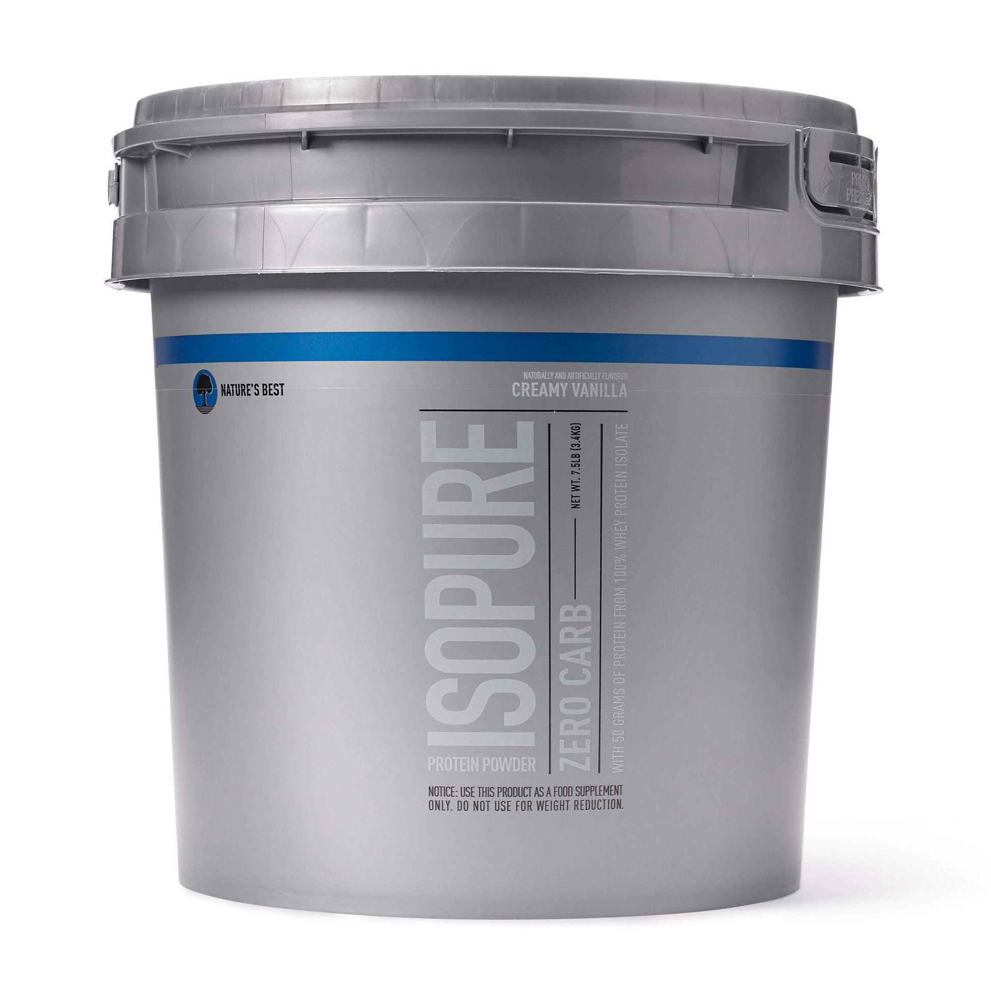 NATURE'S BEST Isopure Zero Carb Whey Protein Creamy Vanilla 7.5 lb 120 Servings