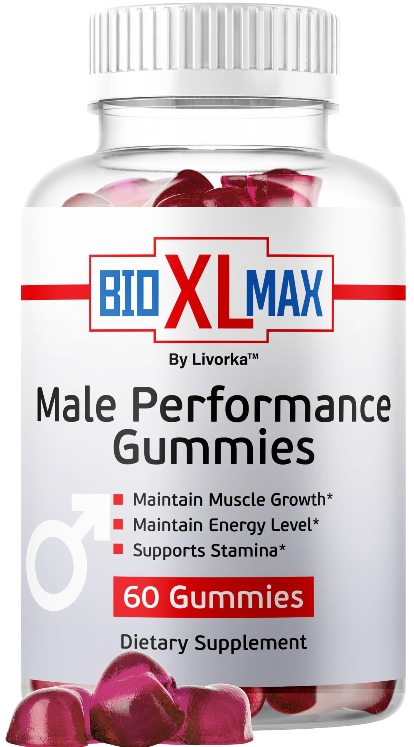LIVORKA Bio XL Max Gummies 60 Count