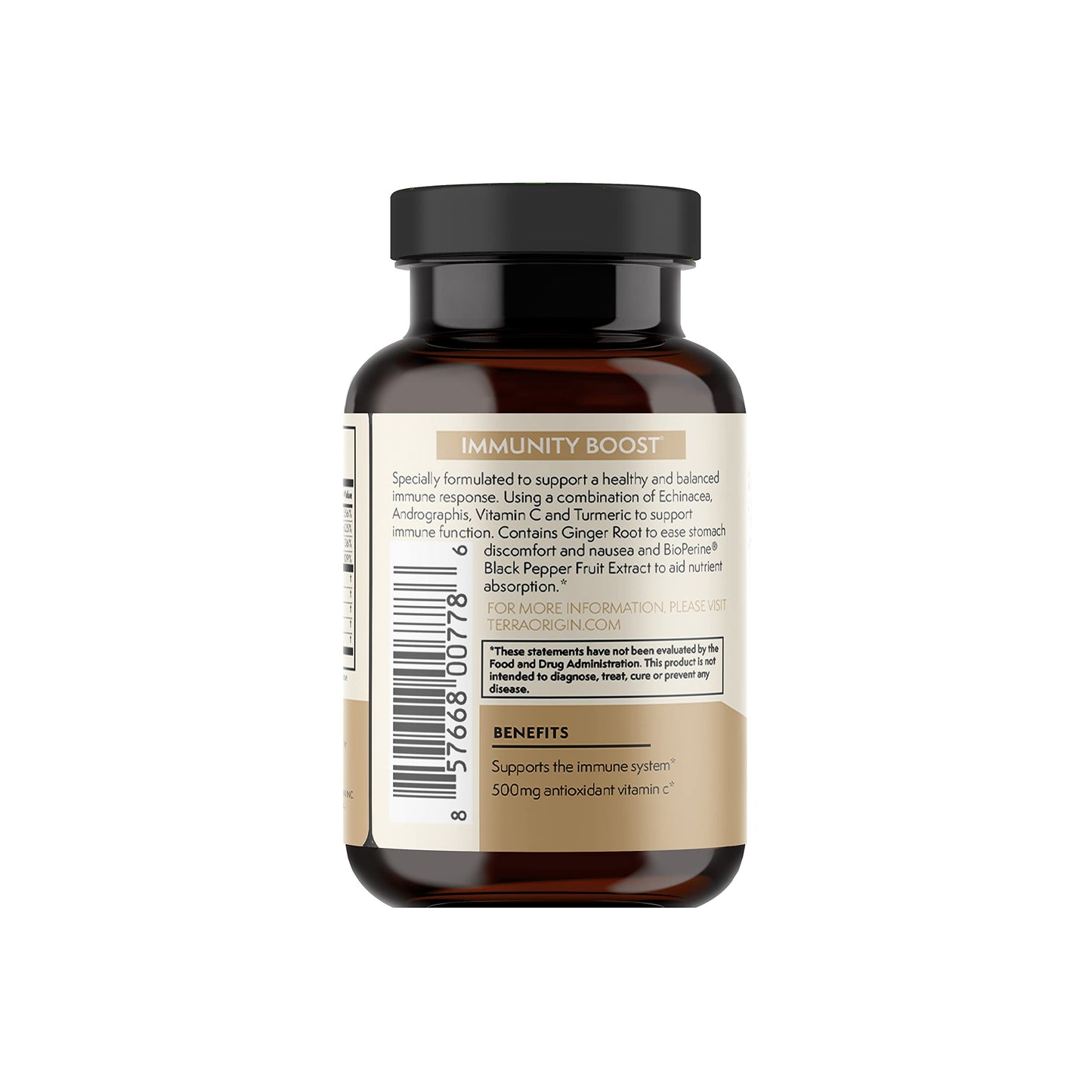 TERRA ORIGIN Immunity Support Supplement Tablet, 30 Count