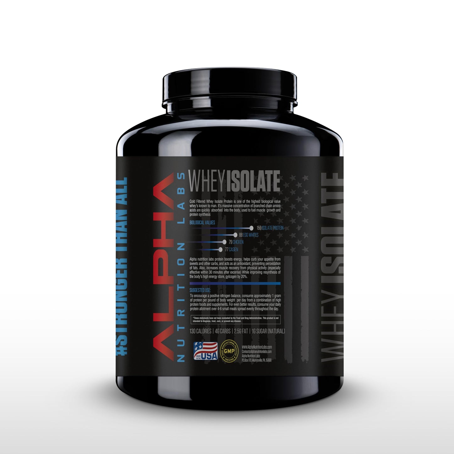 Alpha Nutrition Labs Whey Isolate Protein Powder 8007
