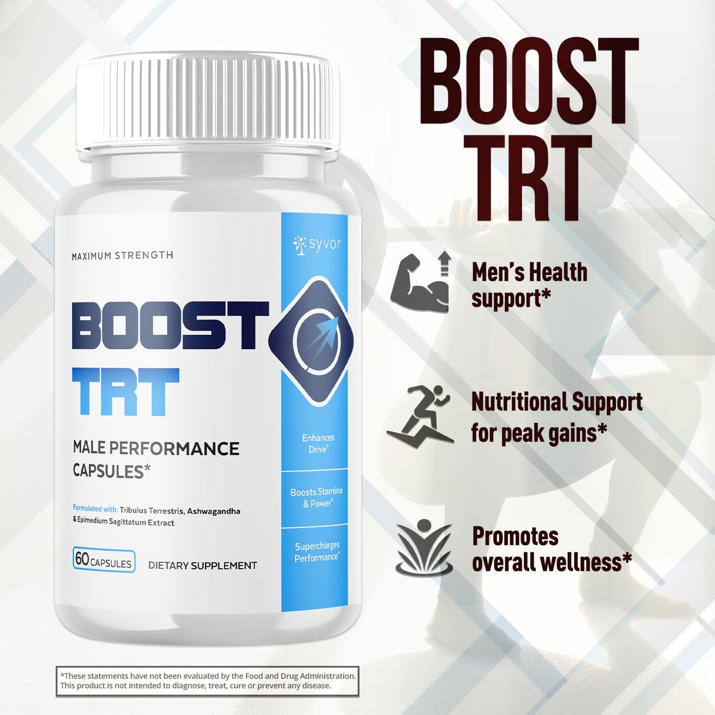 Syvor Boost TRT Capsules 120 Capsules