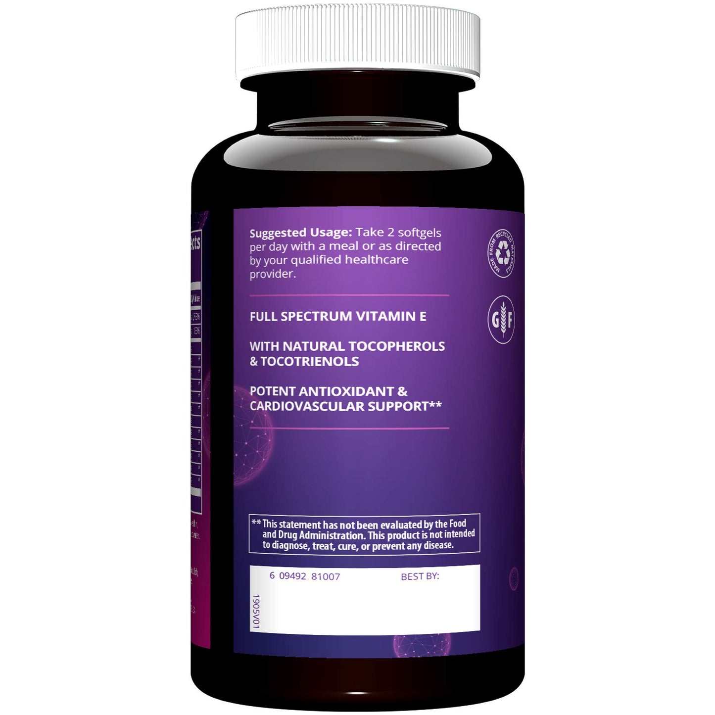 MRM Complete E Vitamin E Complex Softgels 60 Count