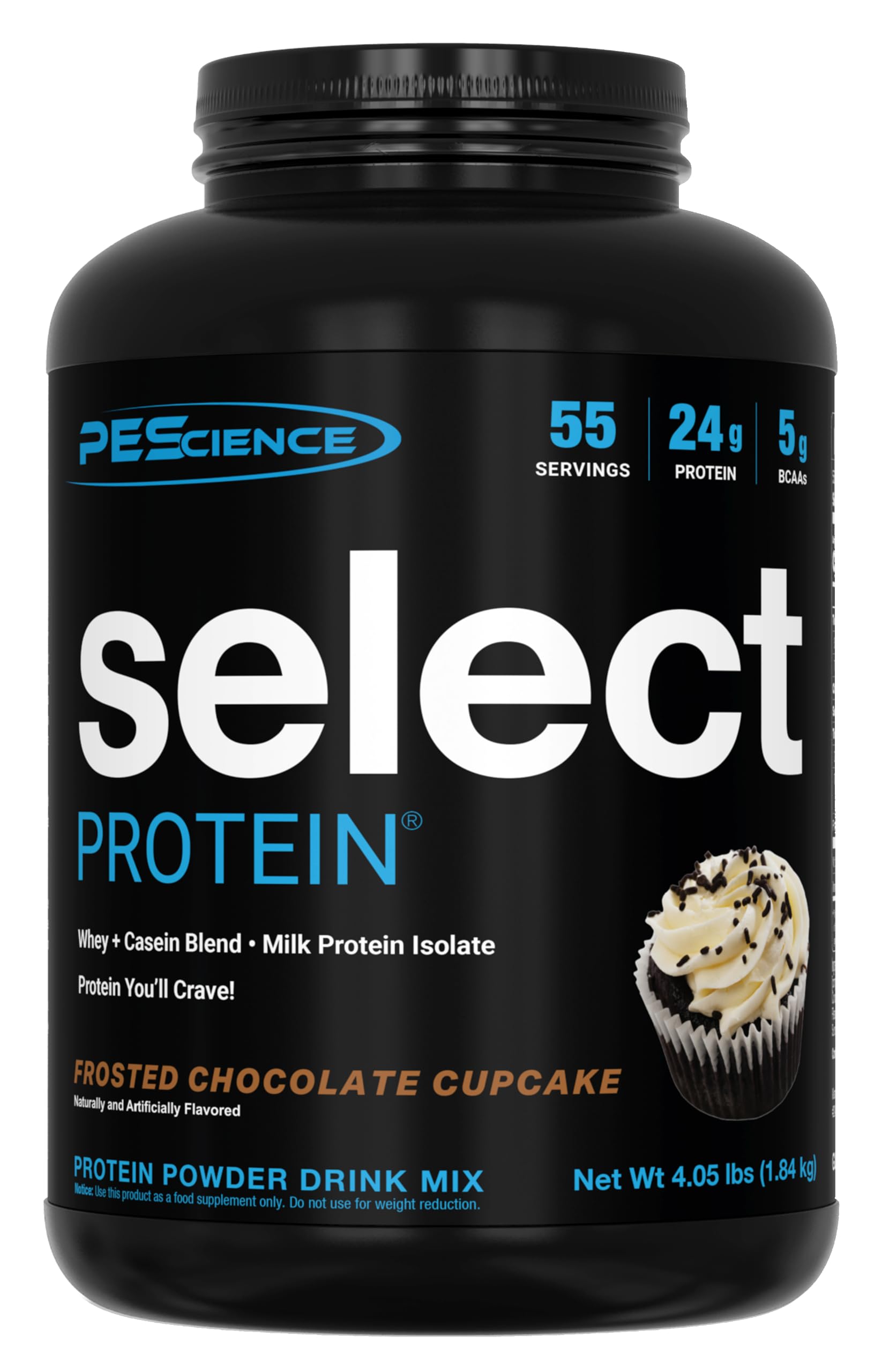 PEScience Select Protein Powder Frosted Chocolate Cupcake 55 Servings