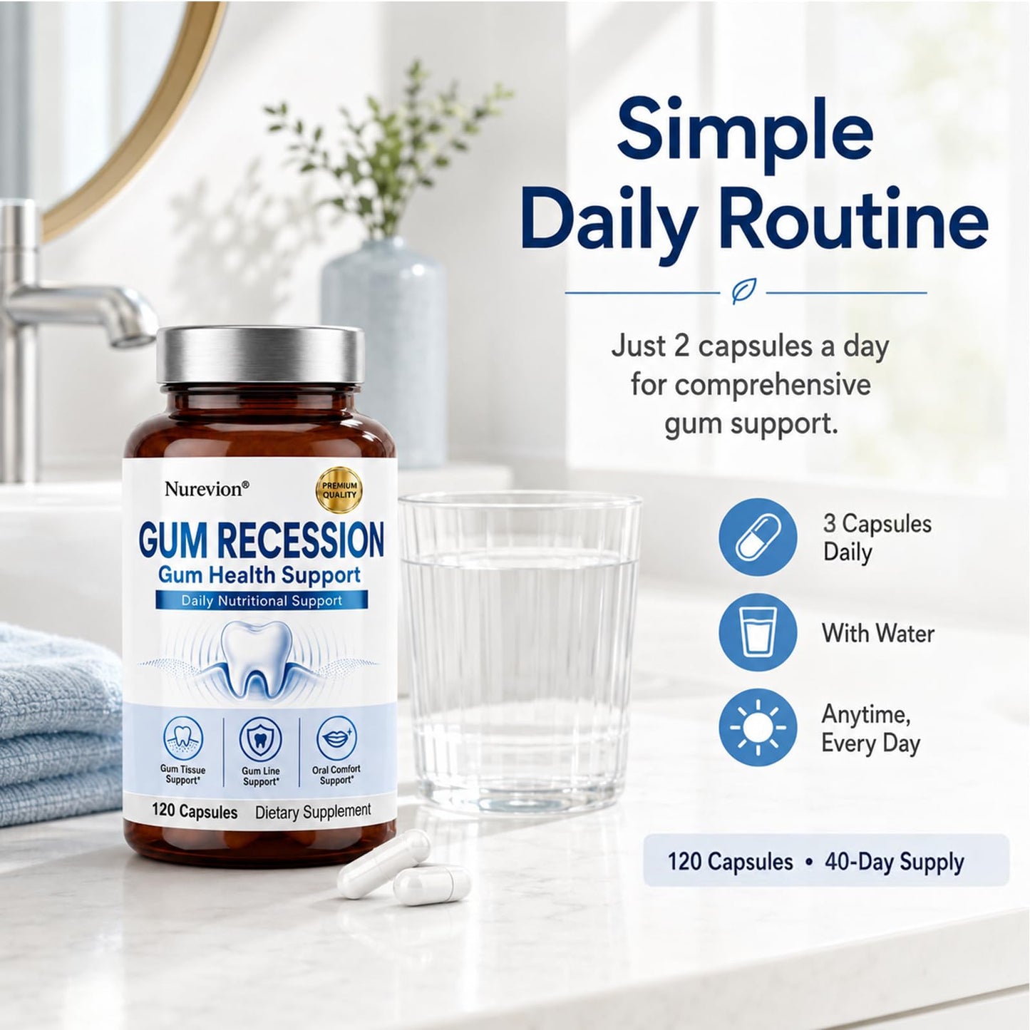 Nurevion Gum Restore Capsule 120 Capsules