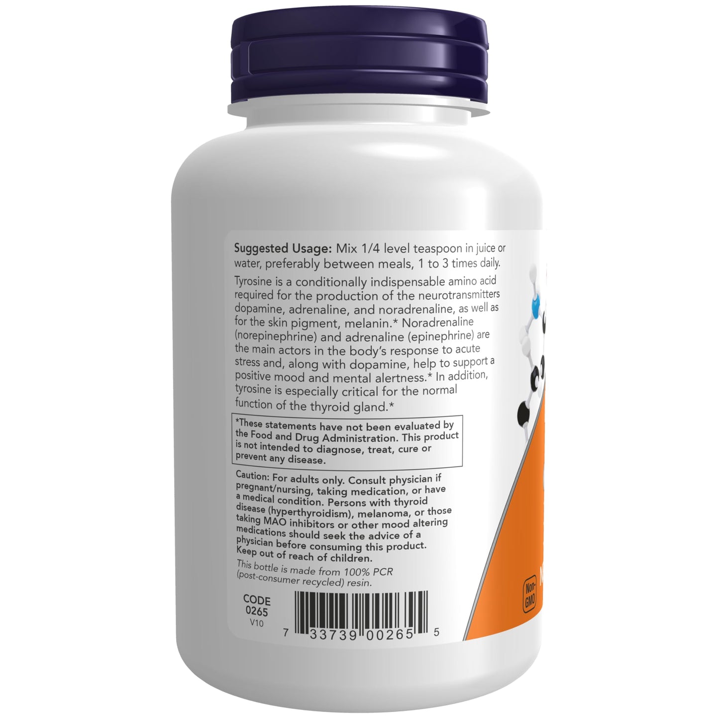 NOW Foods L-Tyrosine Powder 4-Ounce