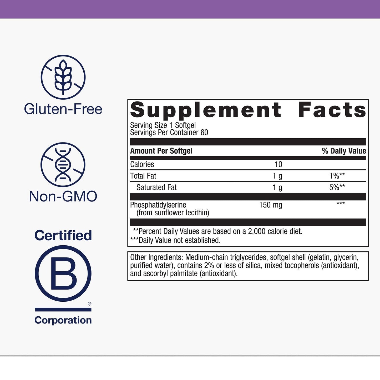 Metagenics Phosphatidylserine Softgels 60