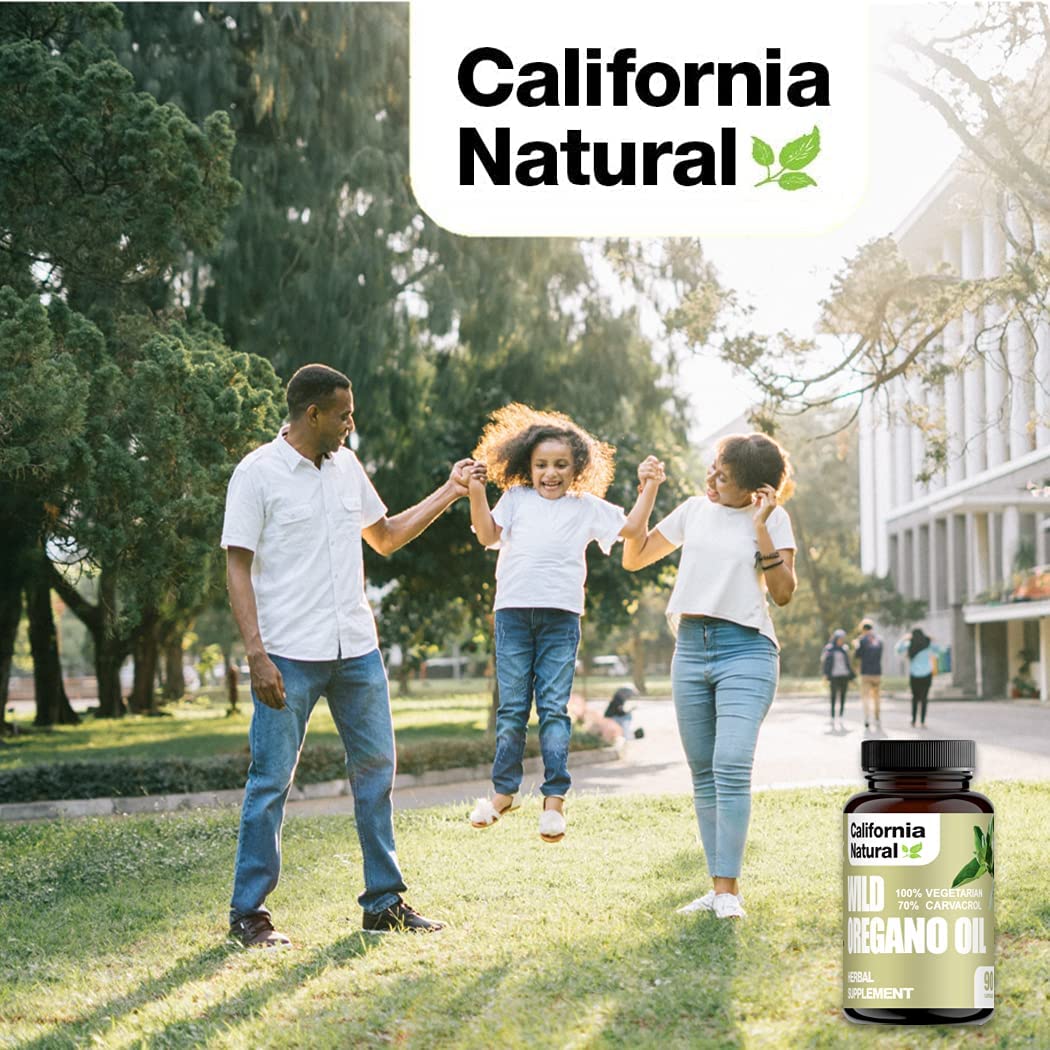 California Natural Wild Oregano Oil 90 Capsules