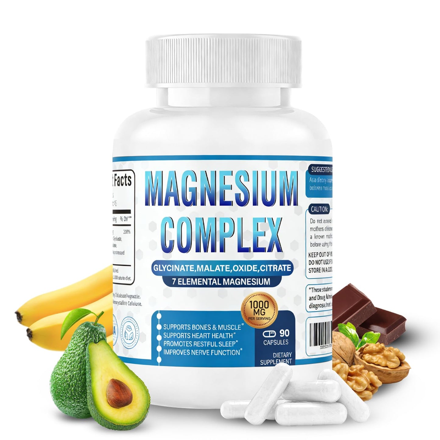 CURIPLAYA Magnesium Complex 7 Forms Capsule, 90 Capsules