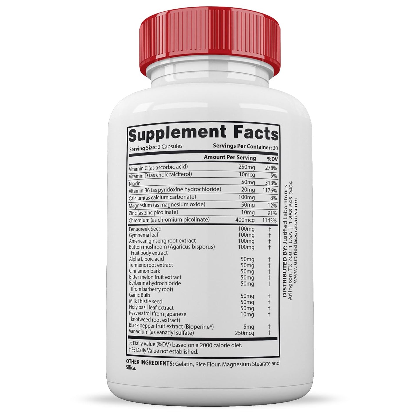 Justified Laboratories Sweet Relief Glycogen Support Extreme Capsule, 60 Count