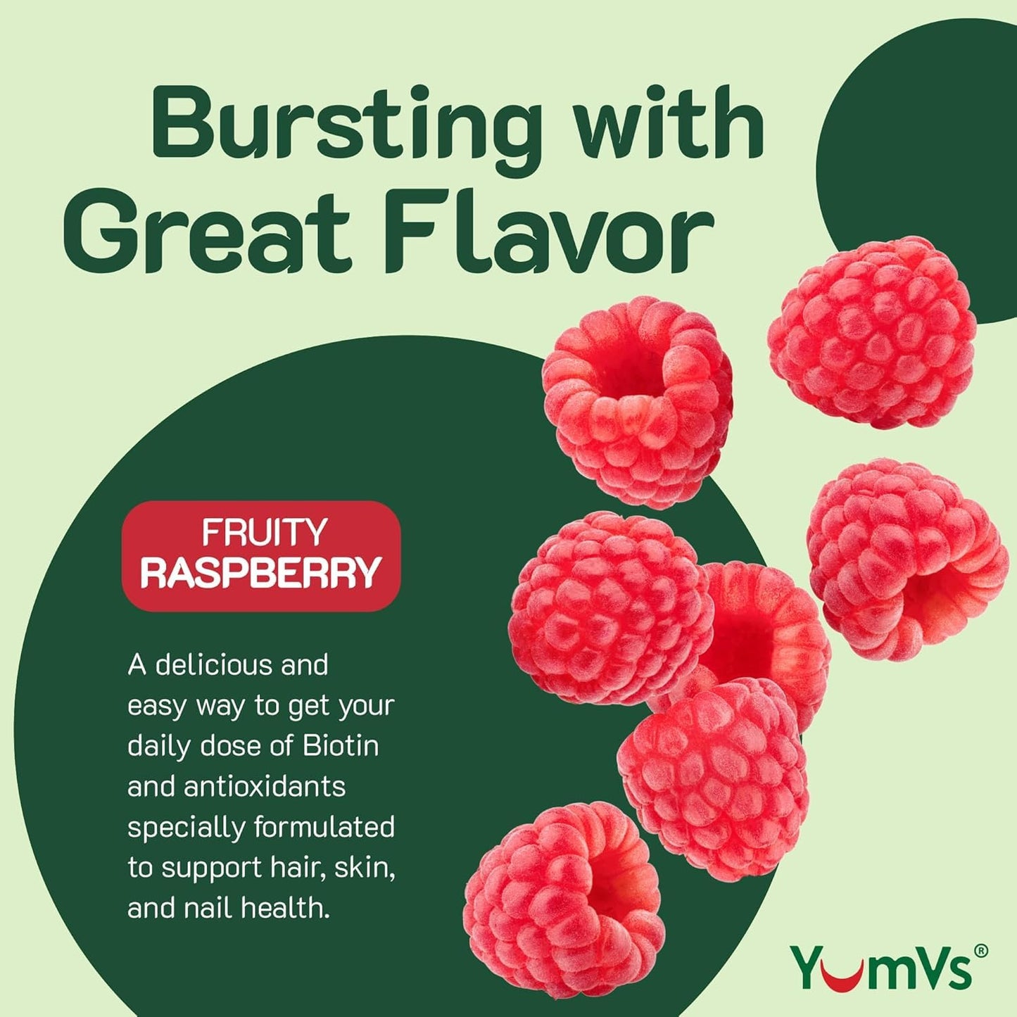 YUM-V'S Teen Multivitamin Gummies with Biotin and Antioxidants, 120 Gummies