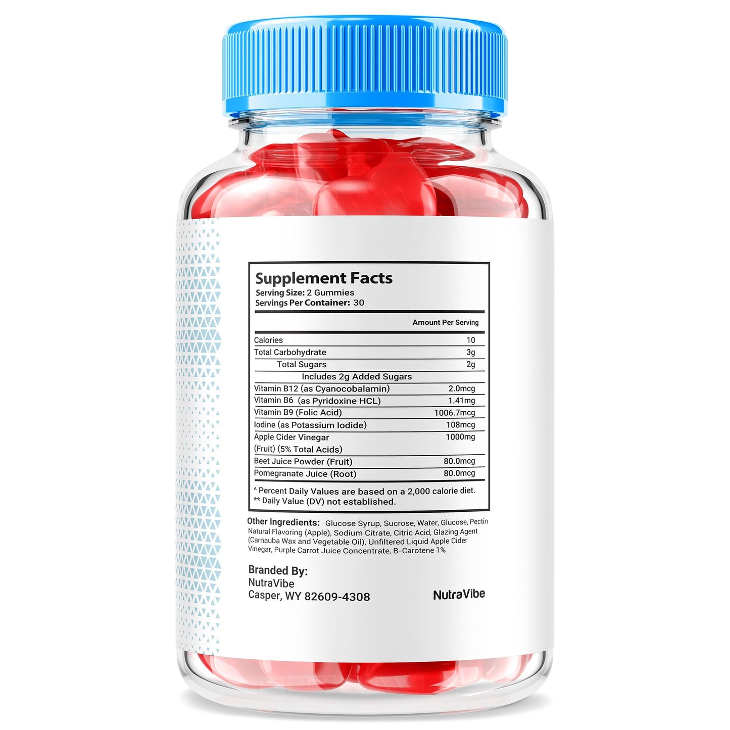 NutraVibe ProLiving Gummies 60 Gummies