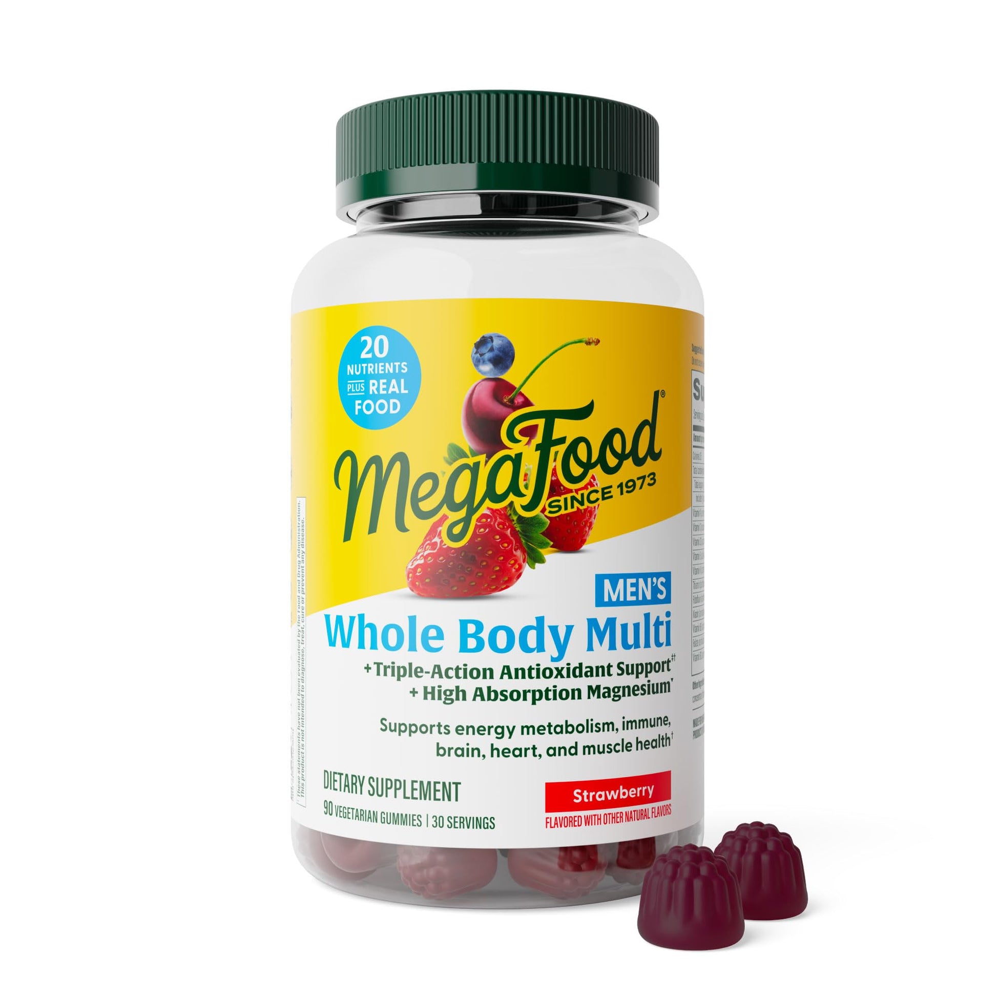 MegaFood Men’s Whole Body Multivitamin 90 Gummies