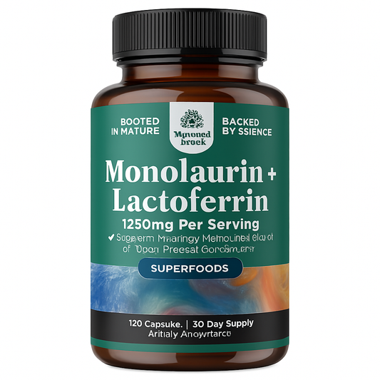 Nature's Craft High Strength Lactoferrin & Monolaurin Capsule 120 Coun