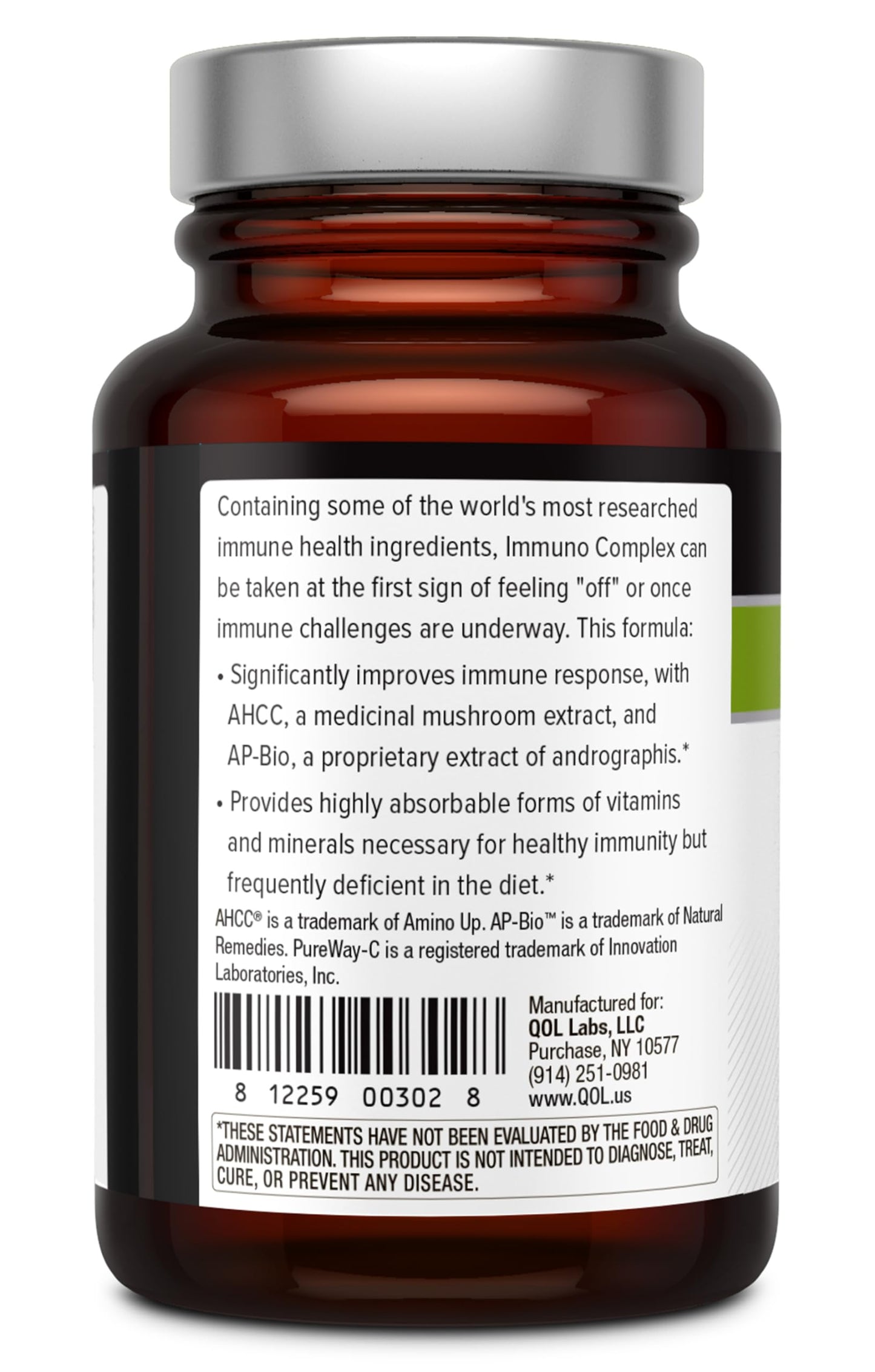 Quality of Life Immuno Complex Capsule 30 Count