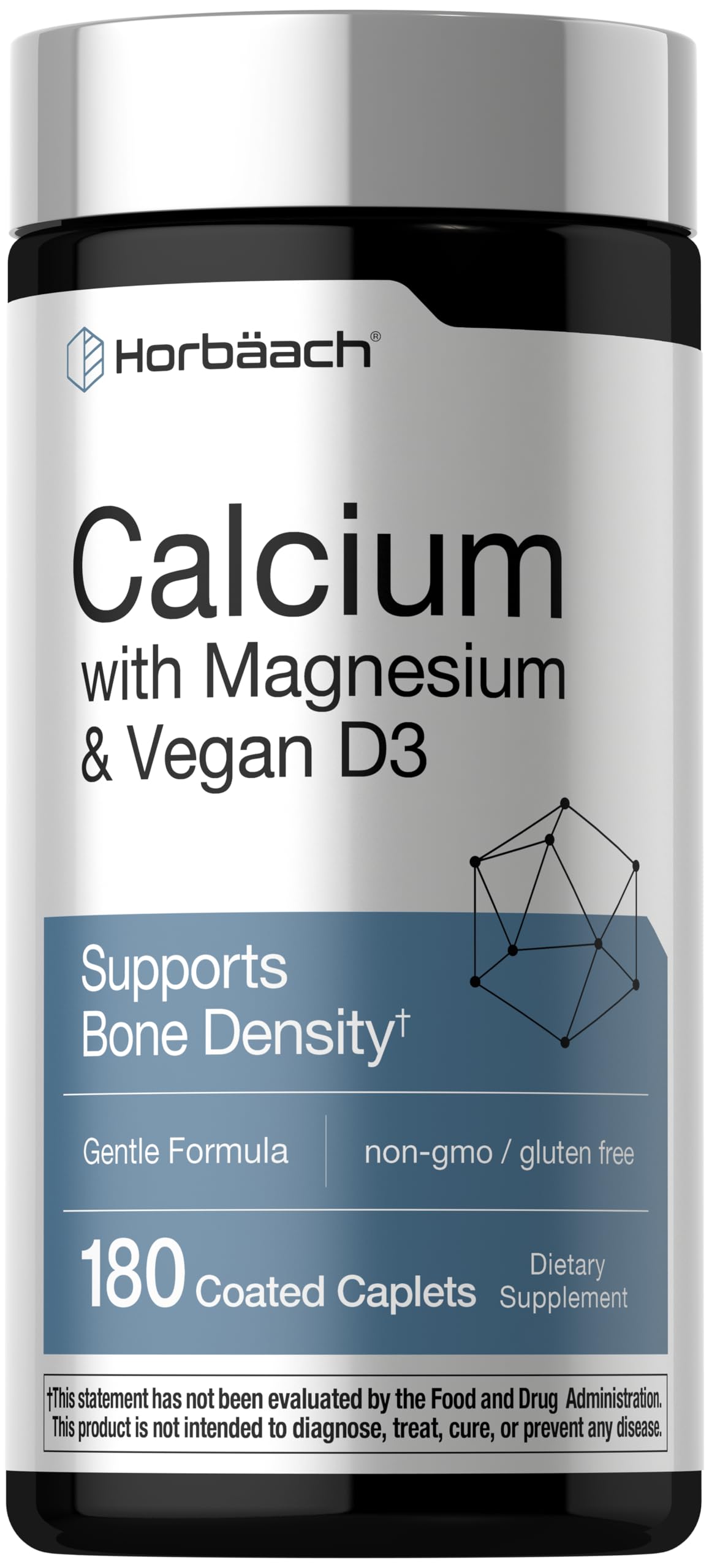 Horbäach Calcium Magnesium D3 180 Tablets