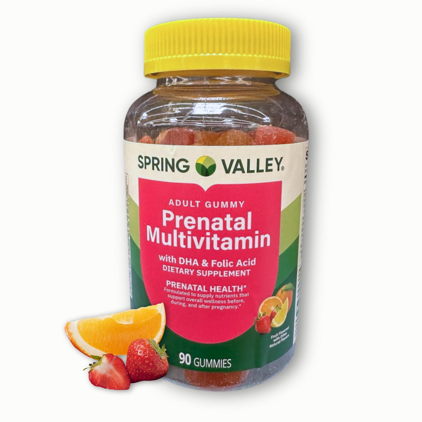 Fusion Shop Store Prenatal Gummies Multivitamin with DHA and Folic Acid, 90 Gummies